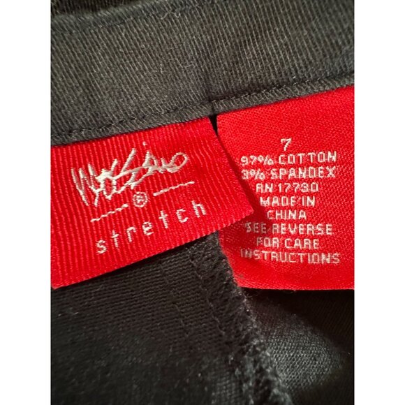Mossimo Black Stretch Womens Pants Size 7 - Picture 12 of 16